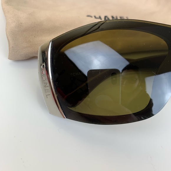 Chanel quilted brown sunglasses vintage - Picture 2 of 8